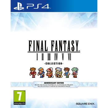 Carátula de Final Fantasy I-VI Edición Aniversario para para PS4 (edición PAL España)