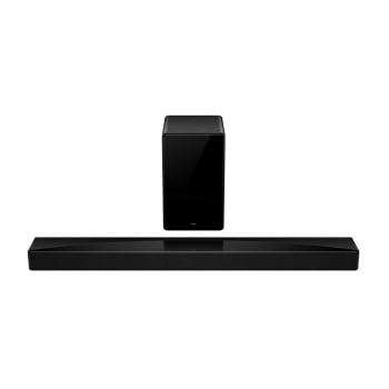 Barra de sonido – TCL Q75HE, Bluetooth, Inalámbrico, 620W, Dolby Atmos, Canal 5.1.2, Titanio oscuro