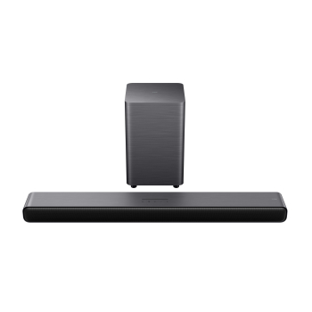 Barra de sonido – TCL S55HE, Bluetooth, Inalámbrico, 220W, 2.1 Canales, Dolby Atmos, 5 teclas táctiles, LED, Titanio Oscuro