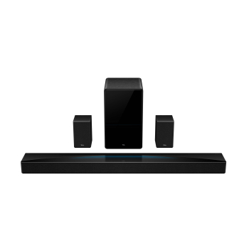 Barra de sonido – TCL Q85HE, Bluetooth, Inalámbrico, 860W, Dolby Atmos, Canal 7.1.4, Titanio oscuro