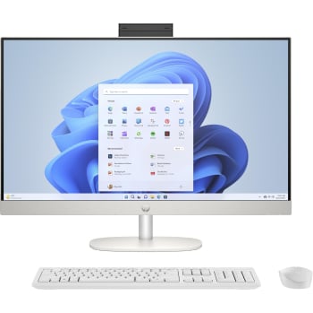 Ordenador Sobremesa HP All in One 27CR0056NS, Ryzen 5 7520U, 16GB, 512GB SSD, 27" - 68.58 cm, AMD Radeon, W11