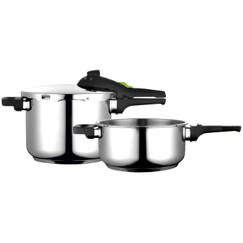 Set 2 Ollas a Presión Rapid Xpress super rápida 4+6L FAGOR