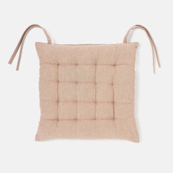 Cojín de Silla de Algodón 38x38 cm TEX HOME Beige 