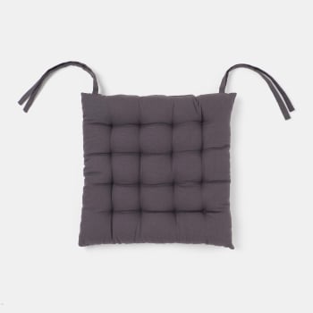Cojín de Silla de Algodón 38x38 cm TEX HOME Gris