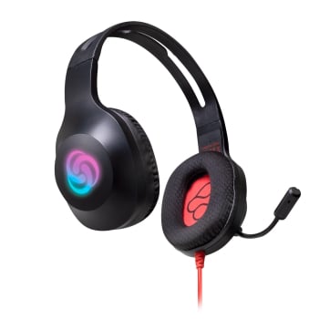 Auriculares Gaming Headset Typhoon FT2020 para PS5, PS4, Xbox Series X, Xbox One, Switch, PC - Negros