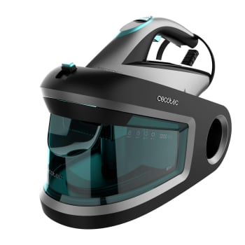 Centro de Planchado Cecotec Ironhero 3200 Station, 3200 W, 420 g/m, 8 bar, Suela Cerámica Ultradeslizante Turbo Slide - Negro