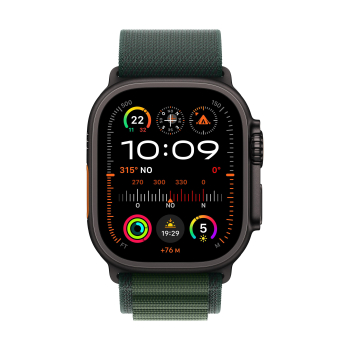 Apple Watch Ultra 2 GPS 49mm Caja de Titanio  Negro con Correa Loop Alpine Verde Oscuro