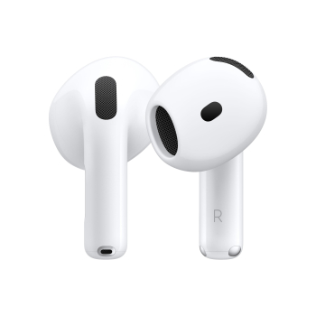 Apple AirPods 4 con Cancelación Activa de Ruido (2024 4ª gen), Inalámbricos, Bluetooth®, Estuche carga USB-C altavoz, Chip H2, Siri, Blanco