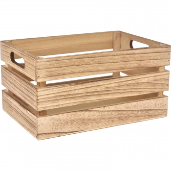 Caja de madera TABERSEO 31x21x16 cm - Madera