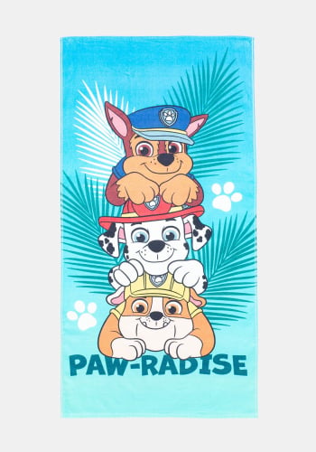 Toalla de Playa Infantil 75x150 cm NICKELODEON Paw Patrol Azul