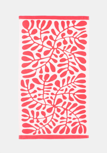 Toalla de Playa de Algodón 90x160 cm TEX HOME Coral