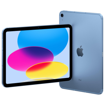 Apple iPad 10th Generacion 2024, 10,9" - 27,68 cm, Liquid Retina, Chip A14 Bionic, 256 GB, Wifi 5G, iPadOS 18 - Azul
