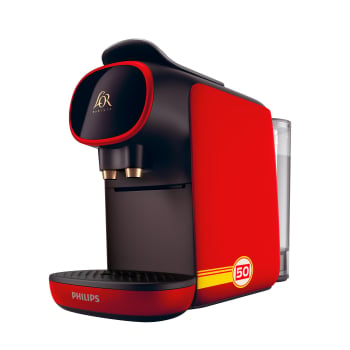 Cafetera Monodosis Philips LM9012/51, 19 bares, 0.8 L - Negro/Rojo
