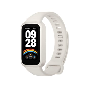 Pulsera de Actividad Xiaomi Band 9 Active, Sensor de Frecuencia Cardíaca, Beige Blanco