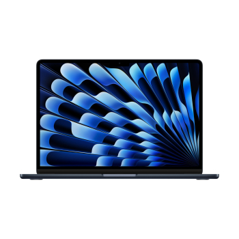 Portátil Apple MacBook Air MC8K4Y/A, Chip M3 de Apple, 16 GB, 256GB, 13.6'' - 34,54 cm, Pantalla Liquid Retina, Medianoche
