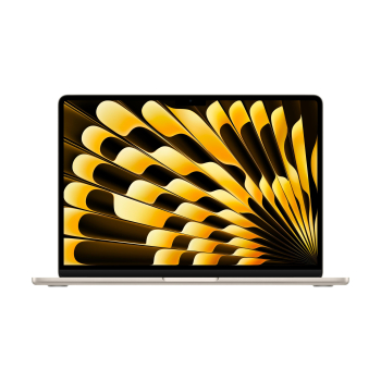 Portátil Apple MacBook Air MC8P4Y/A, Chip M3 de Apple, 24 GB, 512GB, 13.6'' - 34,54 cm, Pantalla Liquid Retina, Blanco Estrella