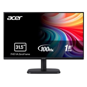 Monitor Acer EK321QHBI, Full HD, IPS, 31,5" - 80,01 cm, 100 Hz, 5 Milisegundos, 1 HDMI, 1 VGA