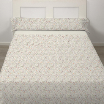 Juego de Sábanas Estampado 3 Piezas Cama 105 cm TEX HOME Cora Beige