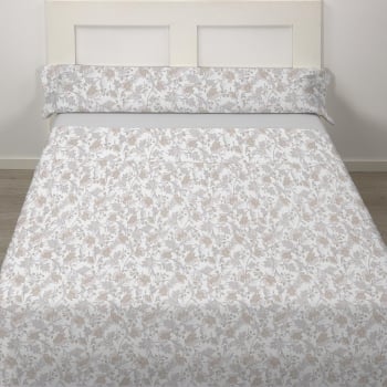 Juego de Sábanas Estampado 3 Piezas Cama 90 cm TEX HOME Estela Gris