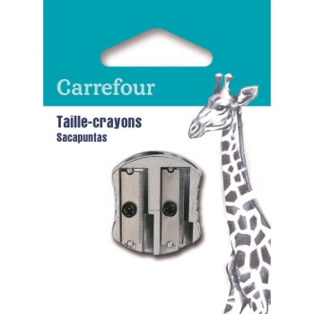 Sacapuntas Metal 2 Orificios Carrefour