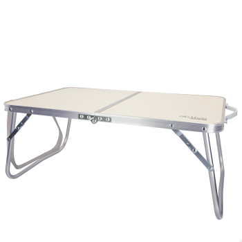Mesa Plegable de Camping de Aluminio 60x40x25 cm Aktive - Blanco