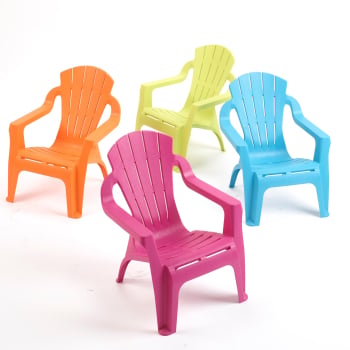 Sillón de Jardín Infantil con Respaldo Reclinado de Polipropileno Miniselva - (modelo surtido)