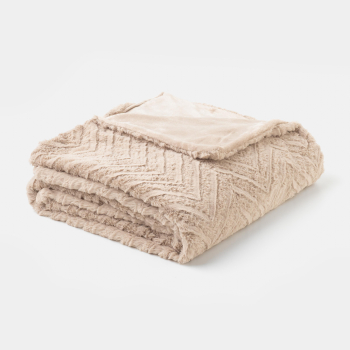 Mantas Cama 90 cm TEX HOME Beige