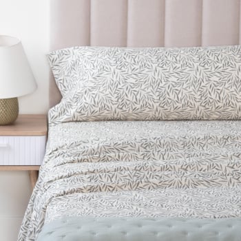 Juego de Sábanas 3 Piezas Cama 90 cm TEX HOME Broceliande Verde