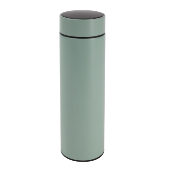 Botella con Indicador de Temperatura Electrónico de Acero Inoxidable 500 ml - Verde