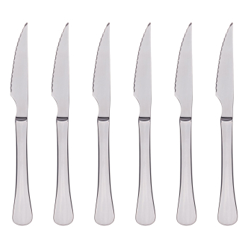 Set 6 Cuchillos Chuleteros de Acero Inoxidable  SAN IGNACIO Munich