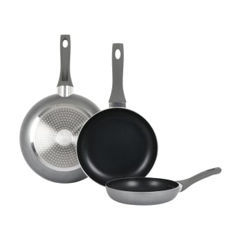 Set 3 Sartenes de Aluminio Prensado 20-24-28 cm City 