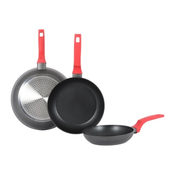 Set 3 Sartenes de Aluminio Forjajdo 18-20-24 cm Olly