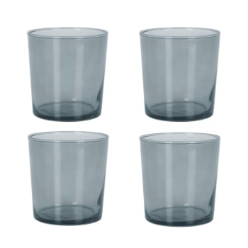 Set 4 Vasos de Pinta de Cristal 34 cl LAV - Azul