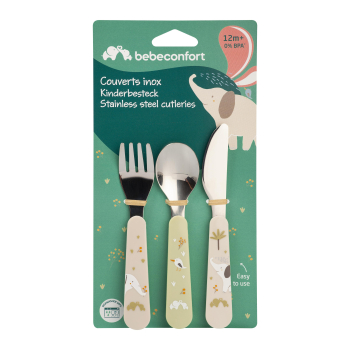 Set de Cubiertos de Metal Bebe Confort