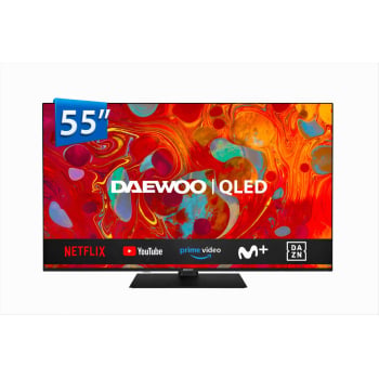 TV Daewoo 55DM75QV 55″ (139,7 cm), QLED, 4K UHD, 60Hz, Smart TV, HDR10, HLG, Dolby Vision, Dolby Audio