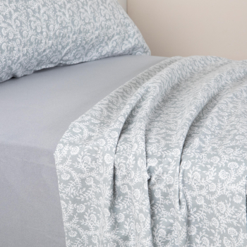 Juego de Sábanas de Algodón 3 Piezas Cama 135 cm TEX HOME Pasley
