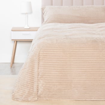 Funda Nórdica Estampada Cama 90 cm TEX HOME Zayn Beige