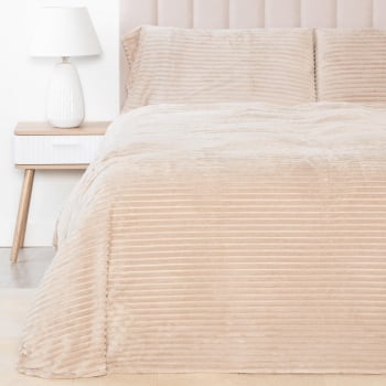 Funda Nórdica Estampada Cama 135 cm TEX HOME Zayn Beige