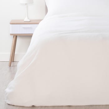 Funda Nórdica de Algodón 2 Piezas Cama 90 cm TEX HOME Sofia Blanco
