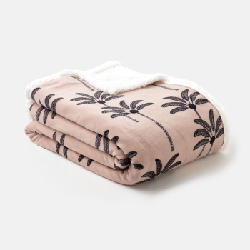 Manta Decorativa Coralina 130x170 cm TEX HOME Beige