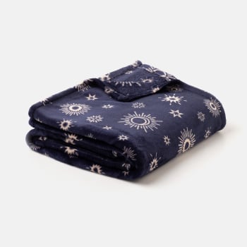 Plaid Decorativo 130x170 cm TEX HOME Azul