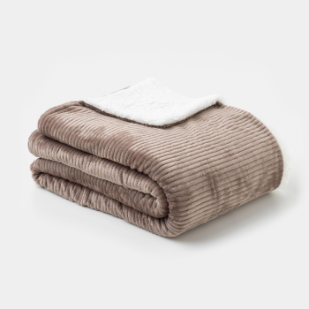 Manta Decorativa 130x170cm TEX HOME Beige