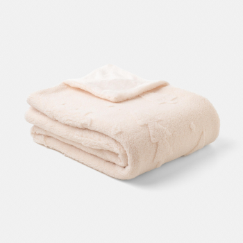 Manta Decorativa 130x170 cm TEX HOME Blanco