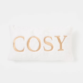 Cojín Decorativo 30x50cm TEX HOME Cosy Blanco