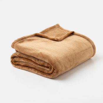 Manta Decorativa 130x170cm TEX HOME Camel