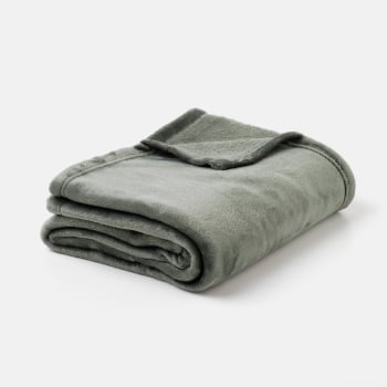 Manta Decorativa Coralina 125x150 cm TEX BASIC Verde