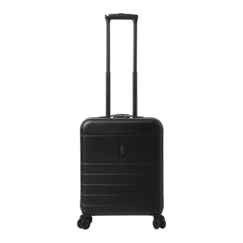 Maleta de Cabina Trolley Rígida 54,5x40,5x20 cm, 8 ruedas, Candado TSA, Totto Prop, Negro