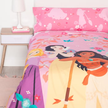 Funda Nórdica 2 Piezas de Algodón Cama 90 cm DISNEY Rosa