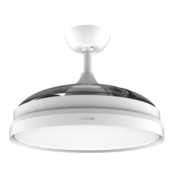 Ventilador de Techo con Luz Cecotec EnergySilence Aero 4280 Invisible White, 40 W, 3 Aspas