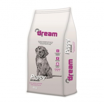 Pienso de pollo y arroz para perros cachorros Dream 4 Kg.